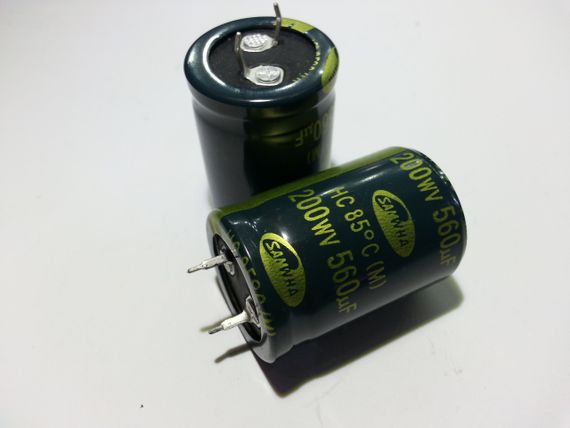 2200mkf - 100v  HC 30*30  SAMWHA, 85°C конденсатор електролітичний | Зображення 2