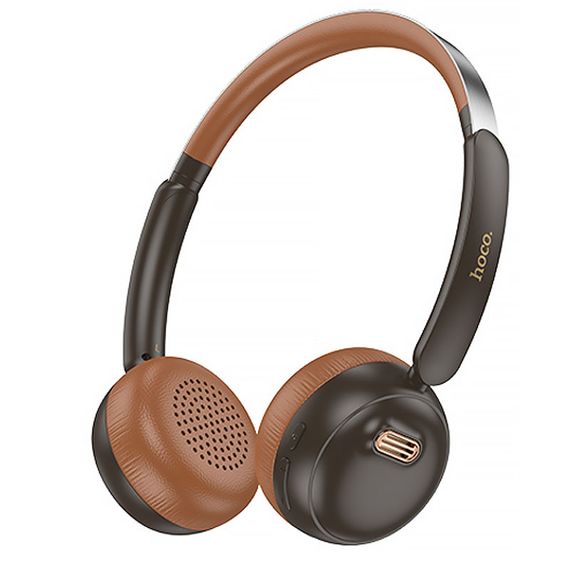 Накладные беспроводные наушники Hoco W62 Verso retro Brown