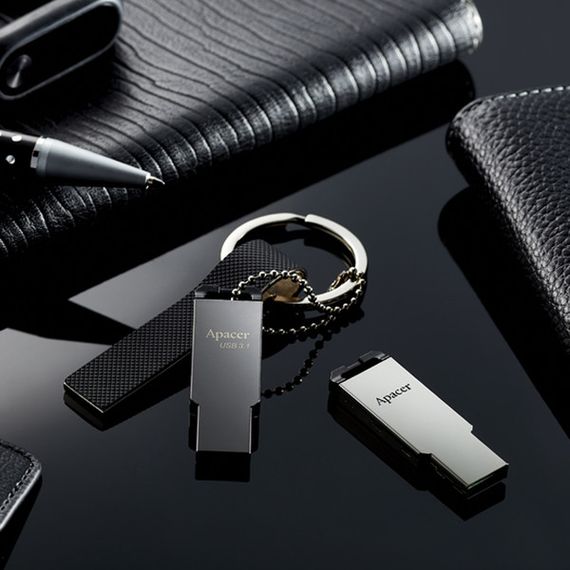 USB Flash Apacer AH310 32GB Silver (ЮСБ Флешка 32 ГБ) | Зображення 1