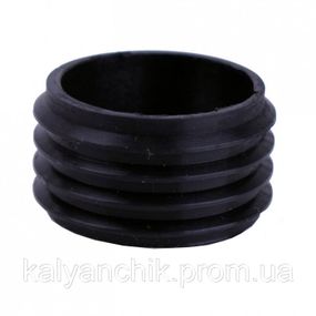 >Уплотнитель под колбу кальяна без юбки силиконовый Четыре грани черного