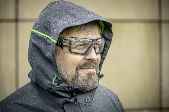 Окуляри захисні Hoegert LOTZEN HT5K011 прозорі лінзи зелена оправа, універсальний розмір | Зображення 1