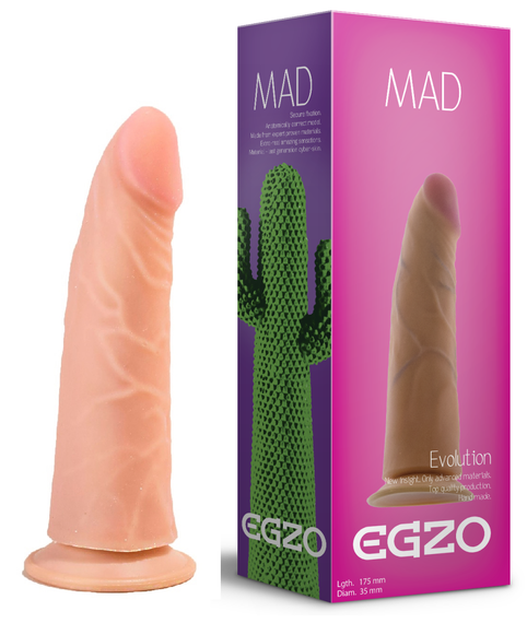 Фалоімітатор EGZO Ciberskin D003 (17,5 см х 3,5 см) Sex Aura