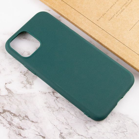 Силиконовый чехол Candy для Apple iPhone 14 Plus (6.7") Зеленый / Forest green | Зображення 3