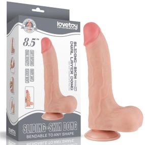 Фалоімітатор 8'5 Sliding Skin Dual Layer Dong Flesh Sex Aura