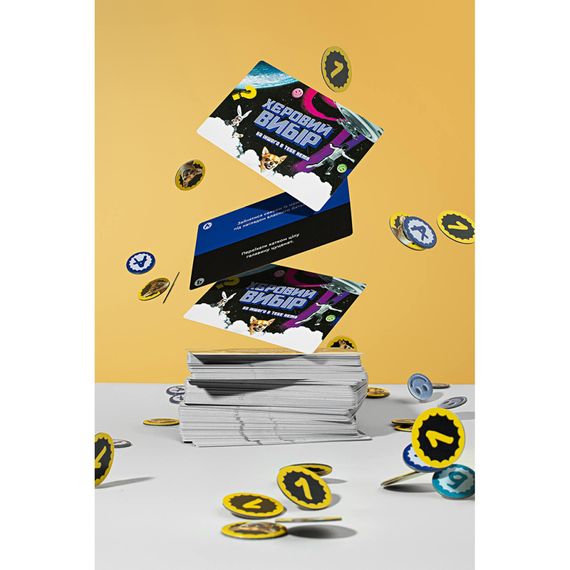 Карточная игра "Херовый выбор" FGS74 набор жетонов для голосования | Зображення 3