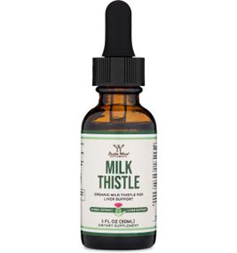 Екстракт розторопші Double Wood Supplements Milk Thistle Organic Seed (108 mg in 1 ml) 30 ml