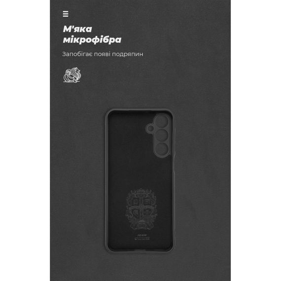 Чохол до мобільного телефона Armorstandart ICON Samsung A16 4G (A165) Camera cover Black (ARM80130) | Зображення 3