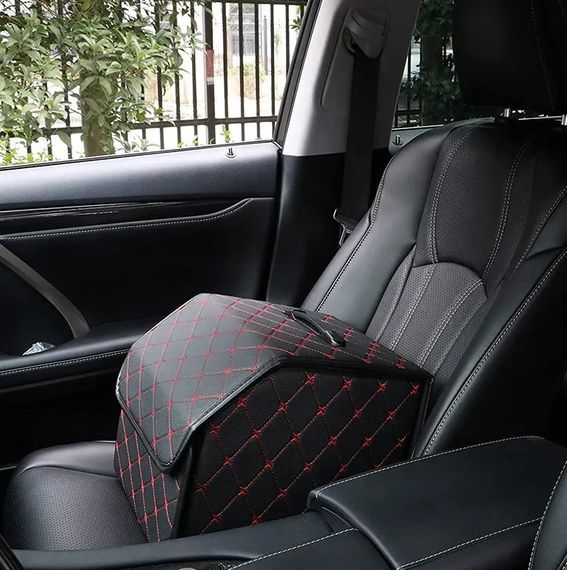 Органайзер автомобільний Primolux ORG-01 саквояж у багажник 31x31x28 см - Black/Red | Зображення 3