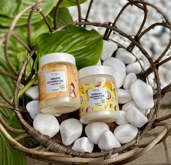 Ароматизоване масло для обличчя, тіла і волосся Top Beauty банку 250 мл Melon-Coconut | Зображення 1