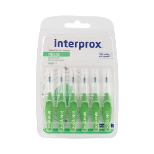 Міжзубна щітка INTERPROX 4G MICRO 1.1 мм, 6 шт. (DENTAID)
