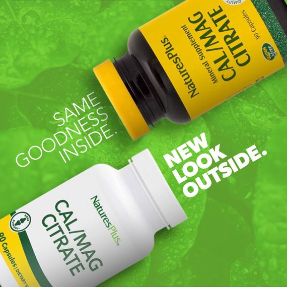Цитрат кальцію і магнію Nature's Plus Cal/Mag Citrate 90 Capsules | Зображення 2