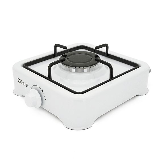 Газова плита Zilan ZLN0018, 1 комфорка, White | Зображення 2