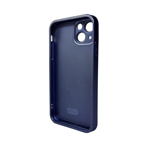 Чохол для смартфона AG Glass Matt Frame Color Logo for Apple iPhone 12 Navy Blue | Зображення 1
