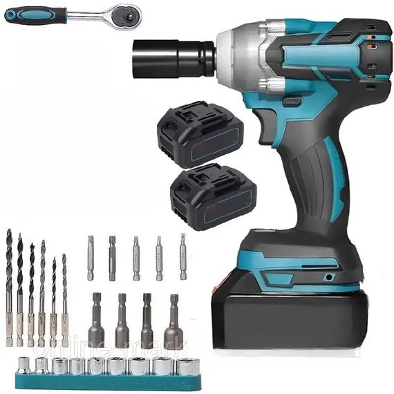 Акумуляторний гайковерт з 2 акумуляторами 36V, 5Ah в кейсі XPRO DTW285Z (234578655_2166) | Зображення 9