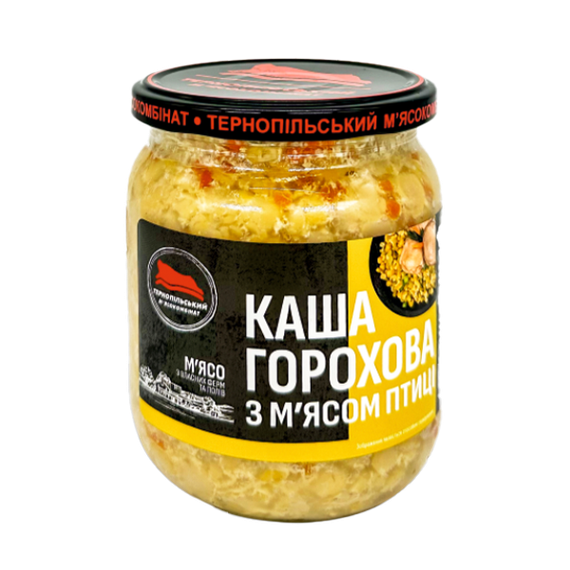 Каша гороховая с мясом птицы Тернопольский мясокомбинат 500 г