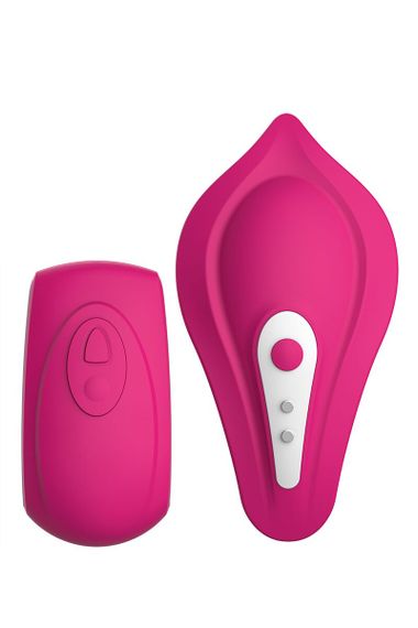 Вібратор у трусики Liebe Panty Vibe Recargable Cerise, нагрів до 39 °C, пульт, трусики S-M в комплекті | Зображення 1
