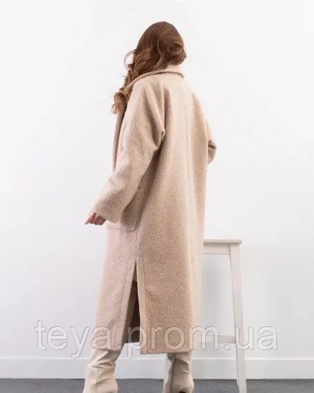 Пальто колір бежевий розмір XL FI_009028 | Зображення 2