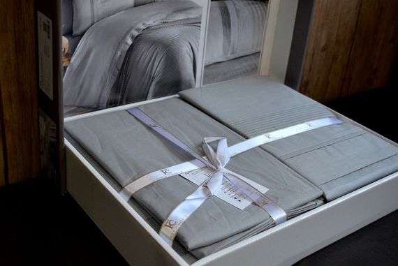 Постільна білизна First Choice Ranforce Deluxe 200 х 220 см Gala Grey | Зображення 2