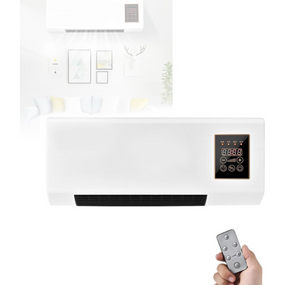 Настінний мобільний кондиціонер з обігрівом, пультом, таймером та режимом вентиляції без нагрівання 2 кВт