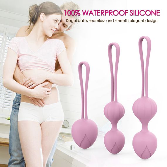 Набір вагінальних кульок Every Night Toys Wendy, 3 шт, бузковий Sex Aura | Зображення 4