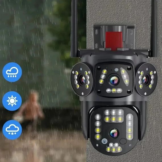 Вулична камера відеоспостереження 4MP 4G Hikvision DS-2CD2043G2-IU (234576161_1639) | Зображення 3