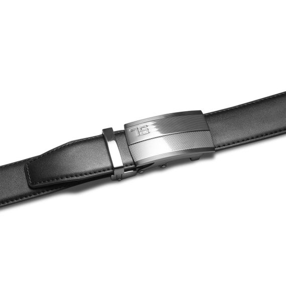 Ремінь чоловічий шкіряний Semi Line Black (P8235-0 M) | Зображення 1