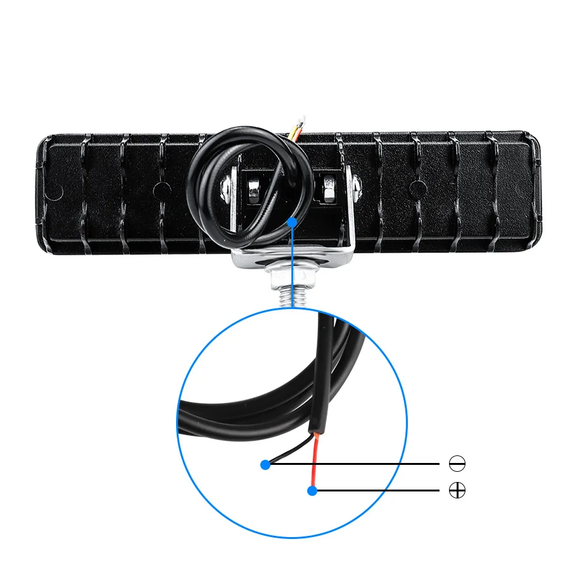Додаткова світлодіодна LED-фара, лінза, 18 W, 135 х 45 мм, 9-30 B | Зображення 2