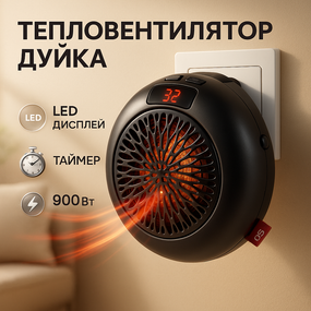 Экономичные обогреватели для дома Wonder, Тепловентелятор 2кв, Практичный тепловентилятор KB-47