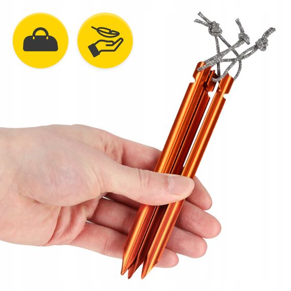 Набір кілочків для намету Mountain Goat алюмінієві 15 см, Y-подібні 10 шт (P-5905973406888) | Зображення 1