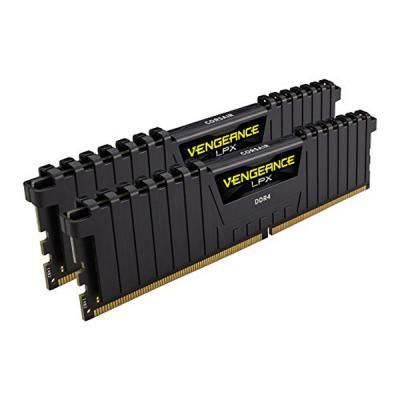 Модуль памяти для компьютера DDR4 16GB (2x8GB) 2400 MHz Vengeance LPX Black Corsair (CMK16GX4M2A2400C14) | Зображення 2