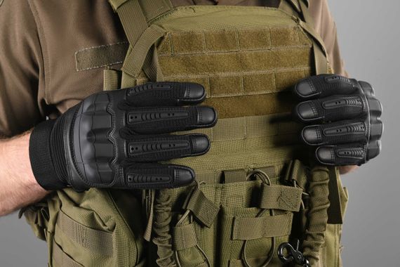 Рукавиці тактичні 2E Tactical  , Sensor Touch M, чорні (2E-MILGLTOUCH-M-BK) | Зображення 1