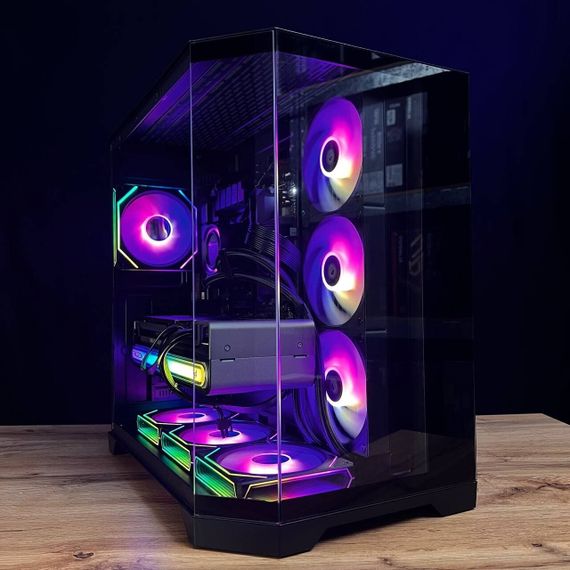 Збірка на замовлення: ігровий ПК GameMax Hype-A Black Tower / AMD Ryzen 5 7500F (6 (12) ядер по 3.7 - 5.0 GHz) / 16 GB DDR5/1000 GB SSD M.2/AMD Radeon RX 7900 XT, 20 GB GDDR6, 320-bit/850W б/в | Зображення 1