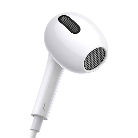Навушники Baseus Encok 3.5mm lateral in-ear Wired Earphone H17 White | Зображення 2