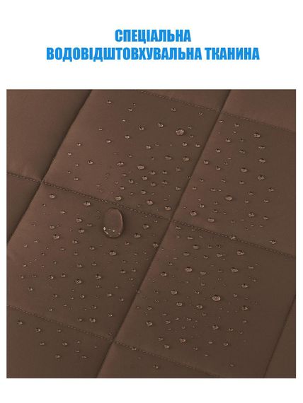 Штора від холоду (на липучках) Коричнева - H 250*135 см | Зображення 5