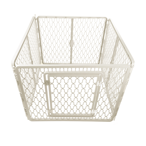 Манеж-заграждение для собак с 4-мя панелями 82 x 82 x 66 см.