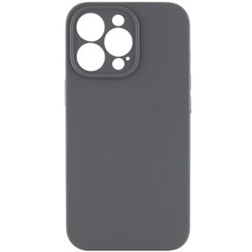 Чехол Silicone Case Full Camera Protective (AA) NO LOGO для Apple iPhone 13 Pro (6.1") Серый / Dark Gray