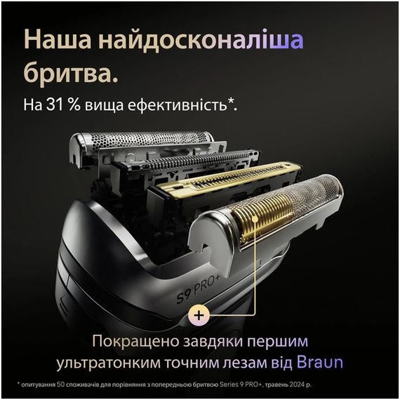 Електробритва Braun Series 9 9610s чорна | Зображення 4