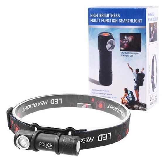 Світлодіодний ліхтарик налобний Police BL-2155-XPE | Водонепроникний ліхтарик Налобний KY-990 ліхтарик bailong | Зображення 5