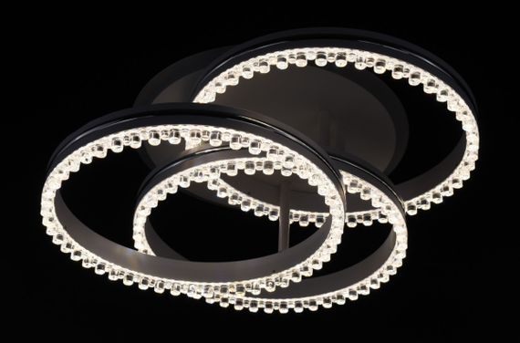 Люстра світлодіодна стельова LED світильник для квартири на стелю лед 26324 Білий 16х43х43 см. | Зображення 4