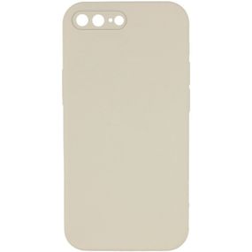 Чохол Silicone Case Square Full Camera Protective (AA) NOLOGO для Apple iPhone 7 plus/8 plus (5.5") Бежевий / Antique White