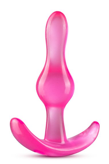 Анальний плаг B YOURS CURVY ANAL PLUG PINK, Рожевий | Зображення 2