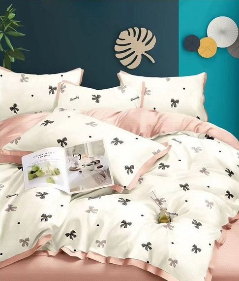 Комплект постільної білизни Soho Євро Elle 200х230 см Cream Bant
