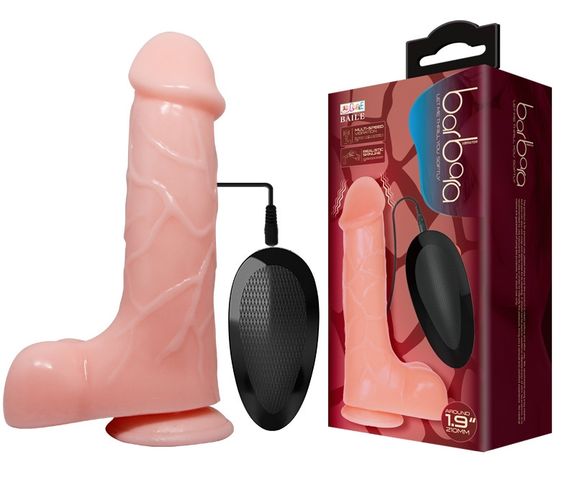 Вибратор на присоске BAILE - Barbara Multi-speed vibration, BW-008073ZSY sexstyle | Зображення 1