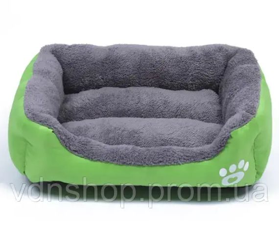 Лежанка - пуфик для кошек и собак Салатовая M(47*35см) | Зображення 6