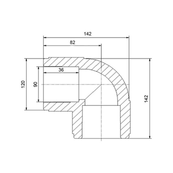 Кутник PPR Blue Ocean 90, 90° SD00009978 | Зображення 1