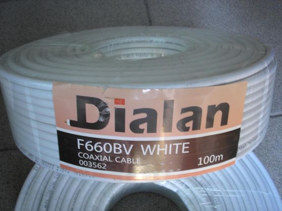 Коаксіальний кабель Dialan F660BV CCS 1.02 мм 75 Ом 100 м | Зображення 2
