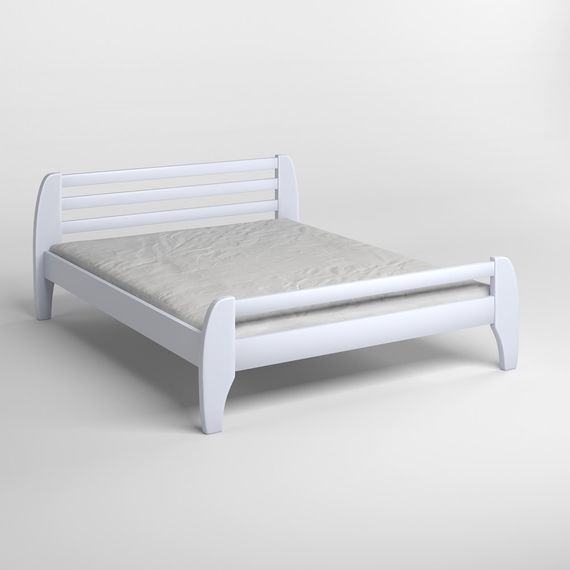 Двоспальне дерев'яне ліжко Mebigrand Мілан Сіро-блакитний (S2010R80B) 180х190 см (MBG-6418) | Зображення 1