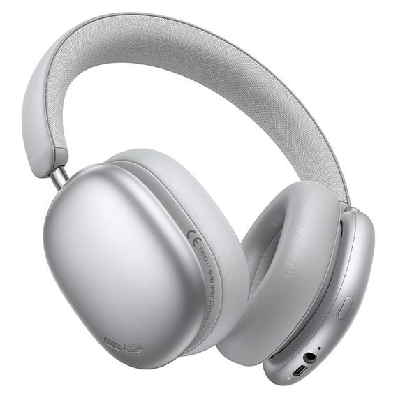 Накладні бездротові навушники Hoco W63 Triunfo ANC Silver | Зображення 3