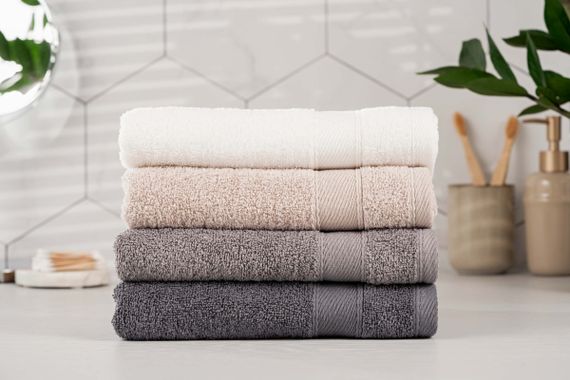 Рушник махровий Ardesto SuperSoft ART-2230-SL 50х30 см сірий | Зображення 7