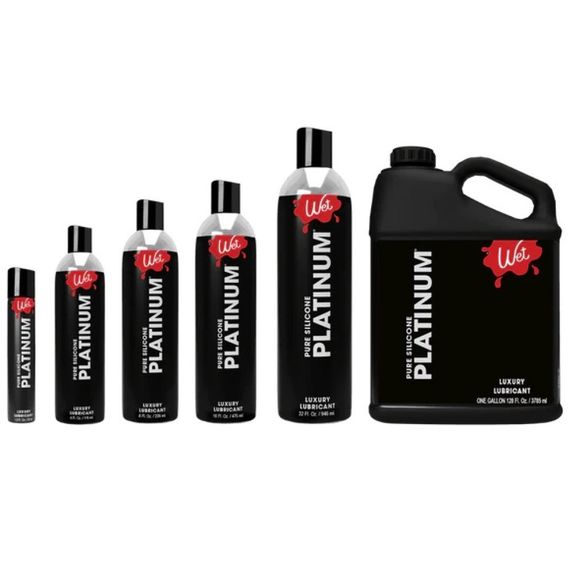 Лубрикант на силіконовій основі WET PLATINUM, 236 мл sexstyle | Зображення 1